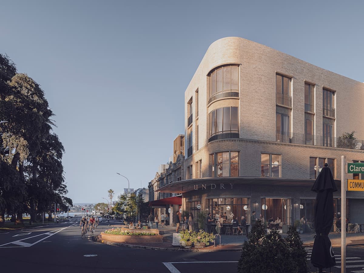A new corner building brings fresh energy to Victoria Road, with shops and dining at street level and homes above, adding life throughout the day and into the evening while sitting comfortably beside the heritage streetscape.